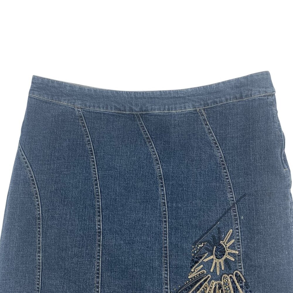 point zero  mini  denim skirt size 11 - Picture 5 of 16
